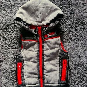 Vest with hood